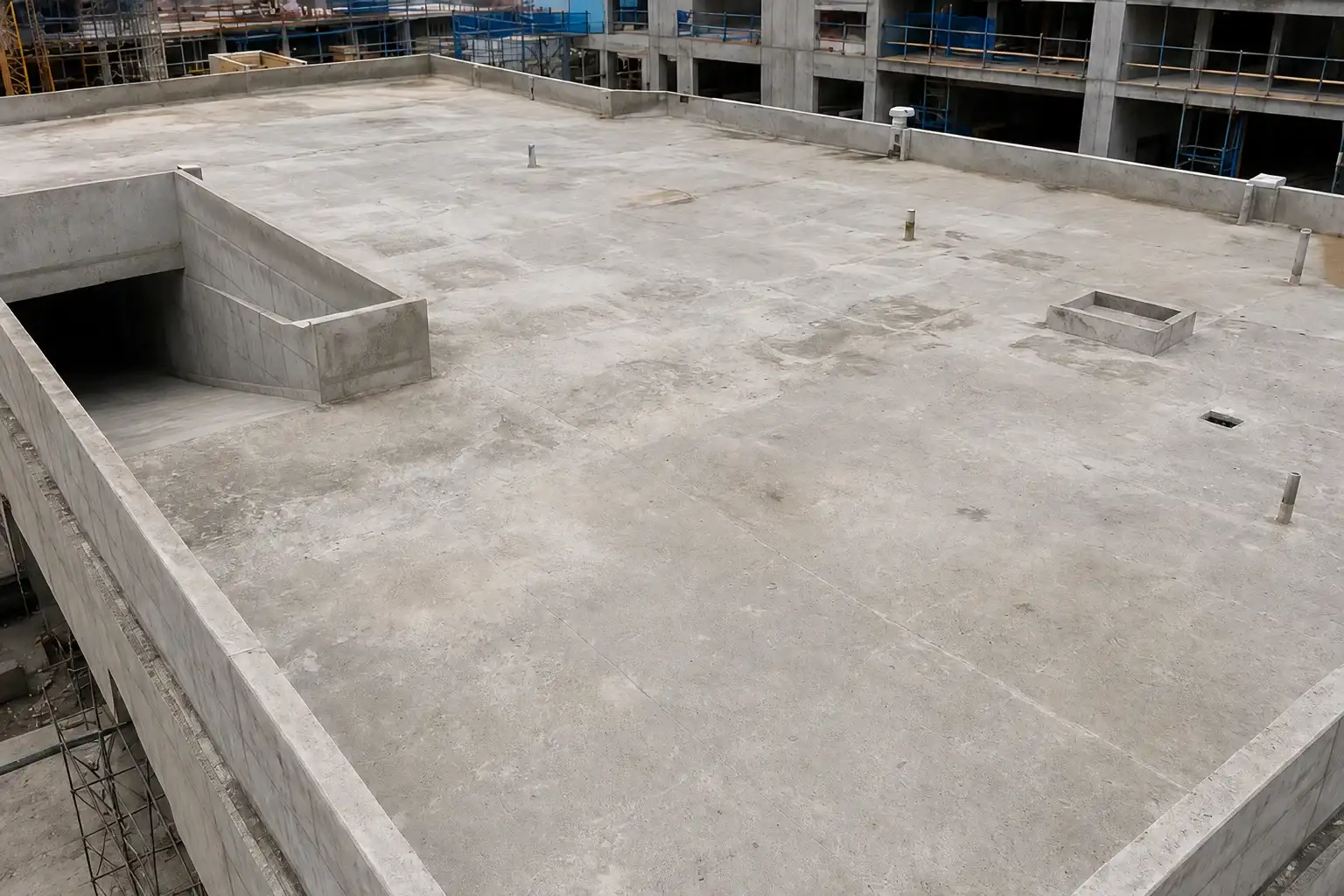 BW8010底漆和喷涂聚脲防水工程前准备混凝土地下室车库顶板