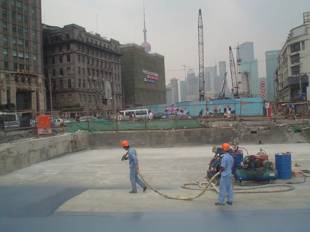 2009年上海外滩隧道顶板防水工程